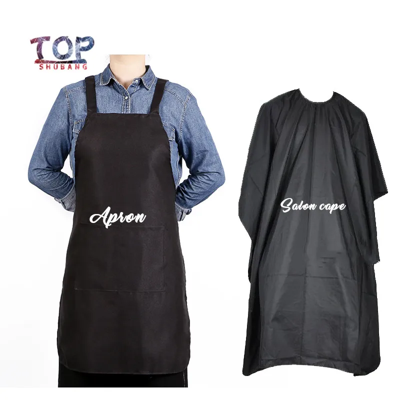 

Custom Logo Hair Salon Cape Apron Hairdressing Cape Stain Resistant Hairdressing And Beauty Kit Accessories