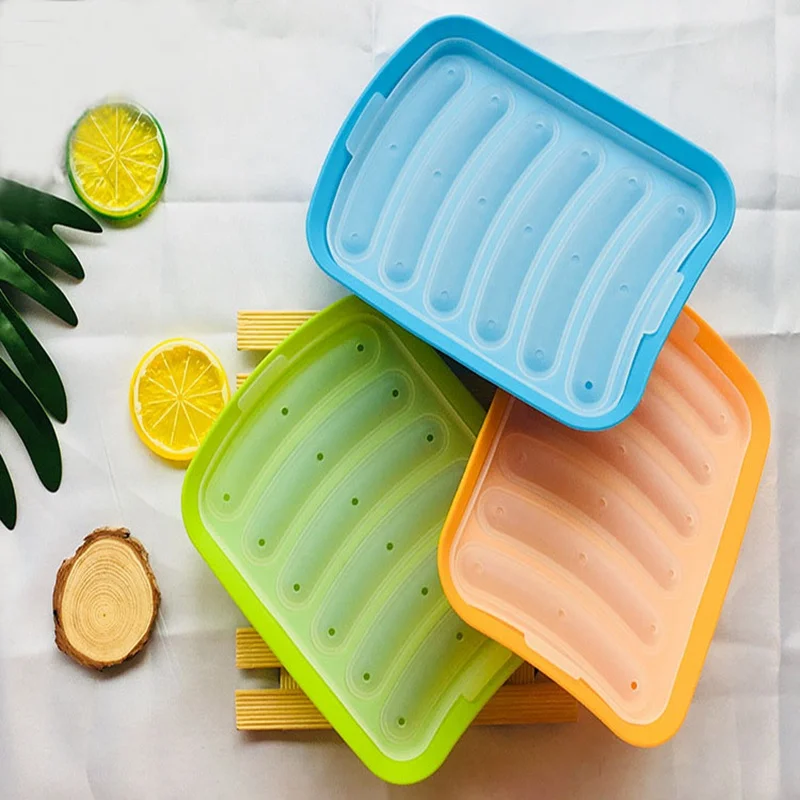 

New 1Pcs Sausage Maker Silicone Mold DIY Hot Dog Handmade ham sausage mould Kitchen Making and Refrigerated Hot Dog tool