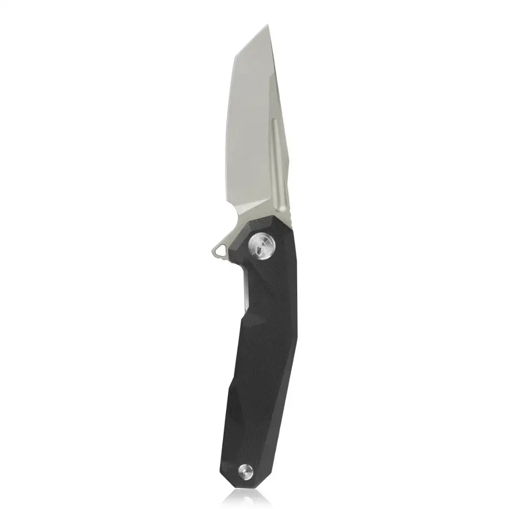 A KUBEY KU237 складной нож для повседневного использования D2 Blade G10 Ручка танто Точка открытый туристический карманный нож керамические шарики поворотный с зажимом - Цвет: A