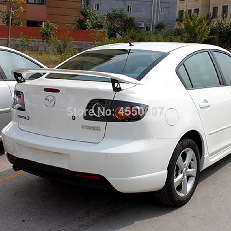 

UBUYUWANT Auto Spoiler For Mazda 3 2006-2013 High quality ABS Rear Wing Spoilers Car Accessories for Mazda 3 Sedan