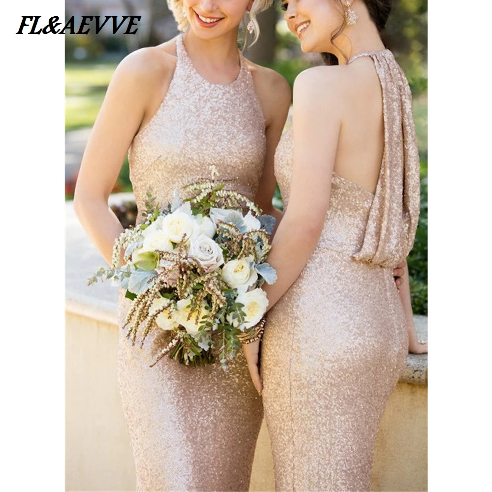 A perfectly glamorous addition to any bridal party, this high-neck sequin (4)