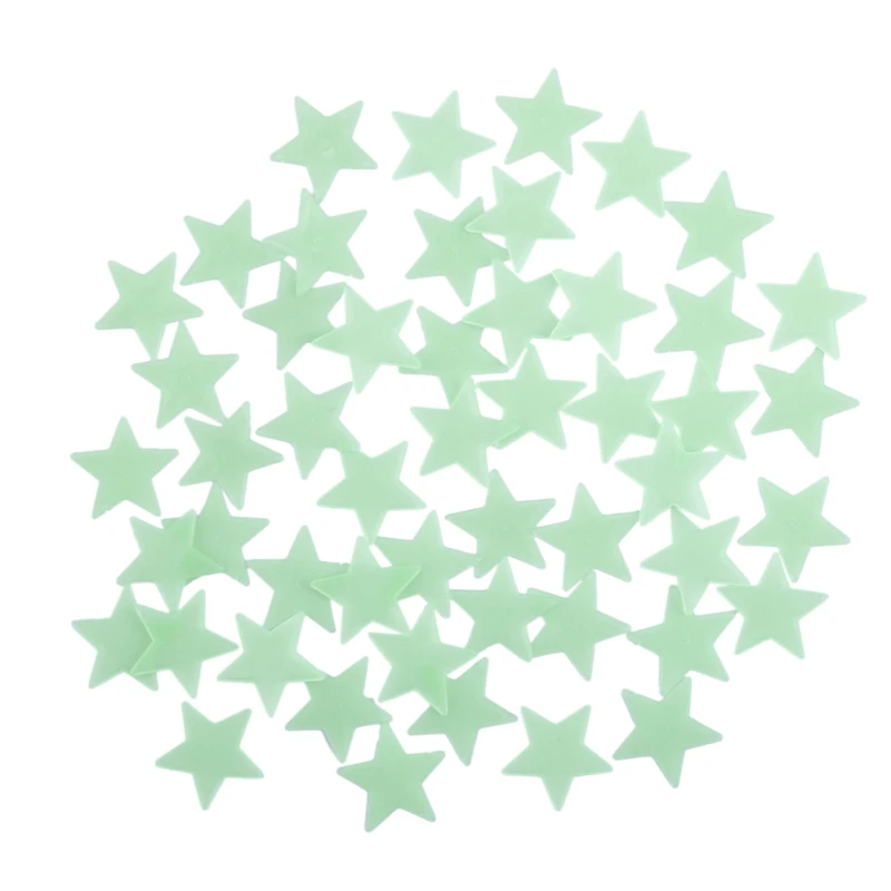 

50pcs Stars luminous stickers 3cm, with film