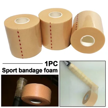 

Sweatband Wrap Badminton Tennis Racquet Grip PU Sponge Sports Soft Cushion Anti Skid Squash 7cmx27m Accessories Damping Membrane