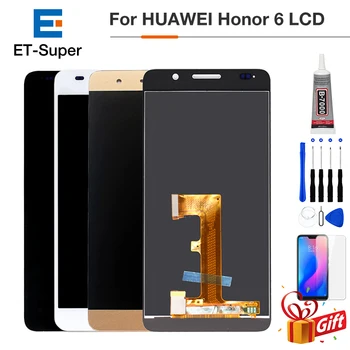 

5.0'' 1920x1080 Display For HUAWEI Honor 6 LCD Display Touch Screen Digitizer Assembly H60-L02 H60-L12 H60-L04 LCD Replacement