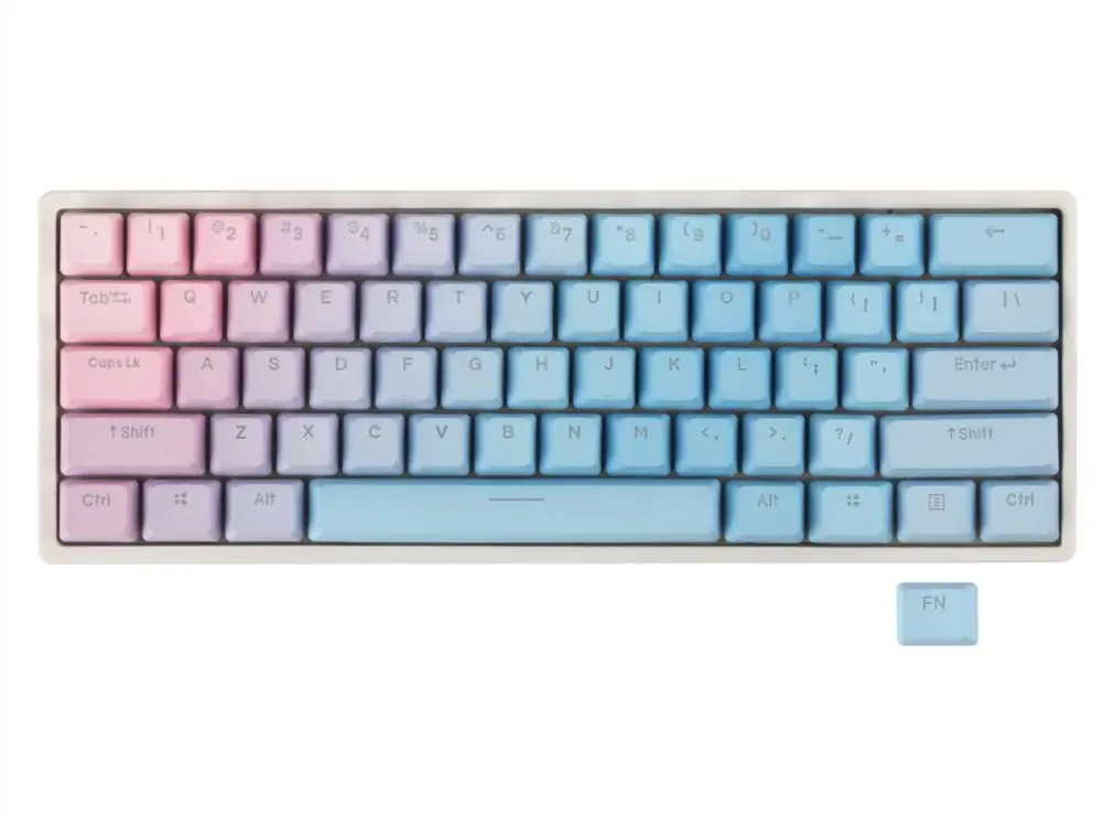 PBT keycap Poker2 gh60 61 клавиши доступны в разные цвета подходят для большинства