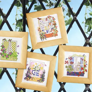 

Crazy62-2 DIY Homefun Cross Stitch Kit Packages Counted Cross-Stitching Kits New Pattern NOT PRINTED Cross stich Painting Set