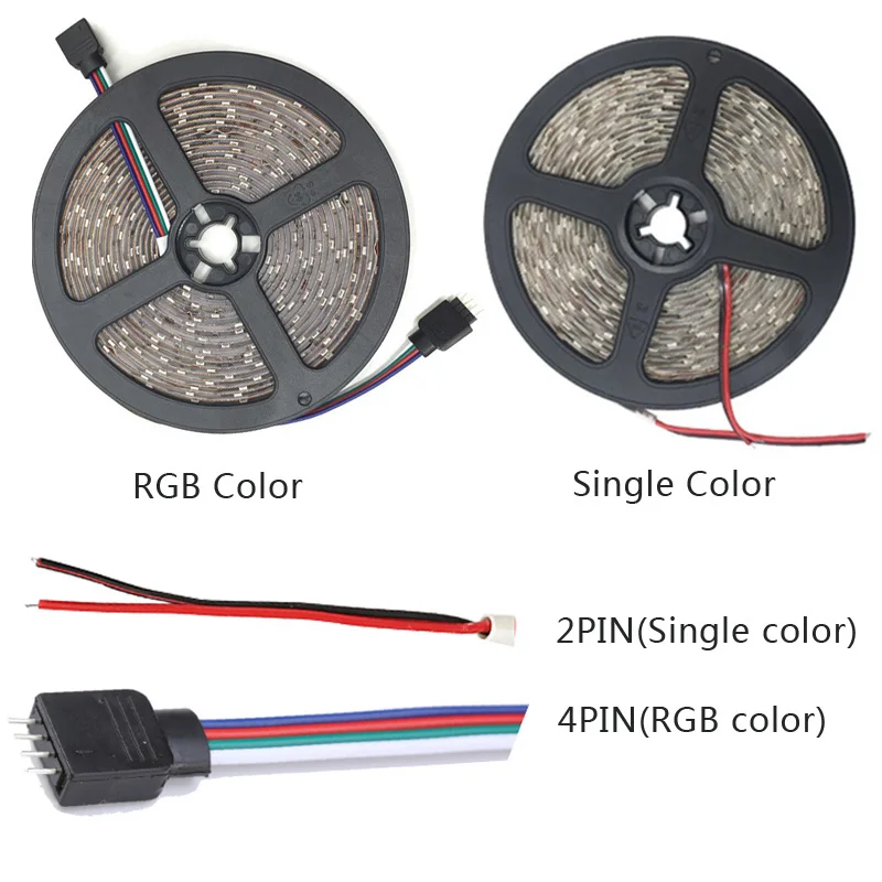 Гибкая Водонепроницаемая светодиодная лента RGB 5 м/рулон 2835 светодиодов 60