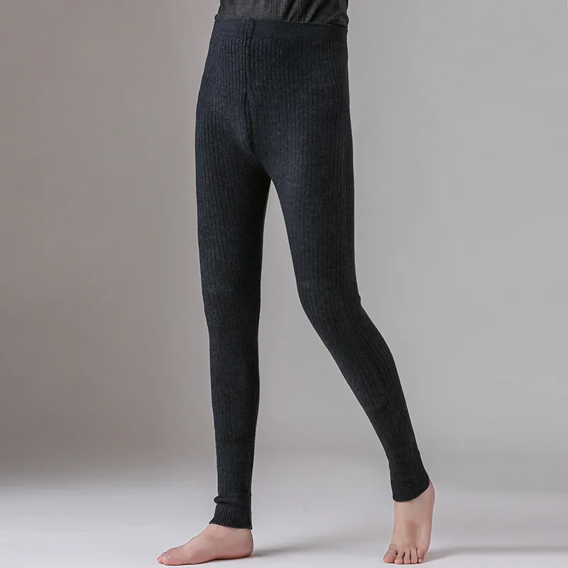 Seller Autumn and Winter Men's Plus Velvet Waist Knee Pads Base Wool Pants Warm Pants Men's Cotton Pants Wool Pants Warm Pants Women