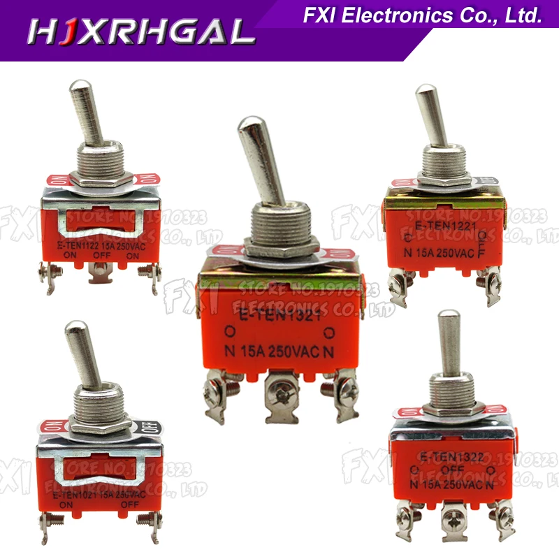 

1PCS E-TEN1322 E-TEN1321 E-TEN1221 E-TEN1122 E-TEN1121 E-TEN1021 15A/250V Switch Miniature Toggle Switches 1322 1321 1221