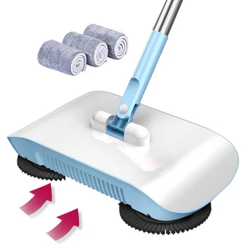 

VIP Factory direct hand push sweeper household broom dustpan mop all-in-one gift mop sweeper without dead corner cleaning mop