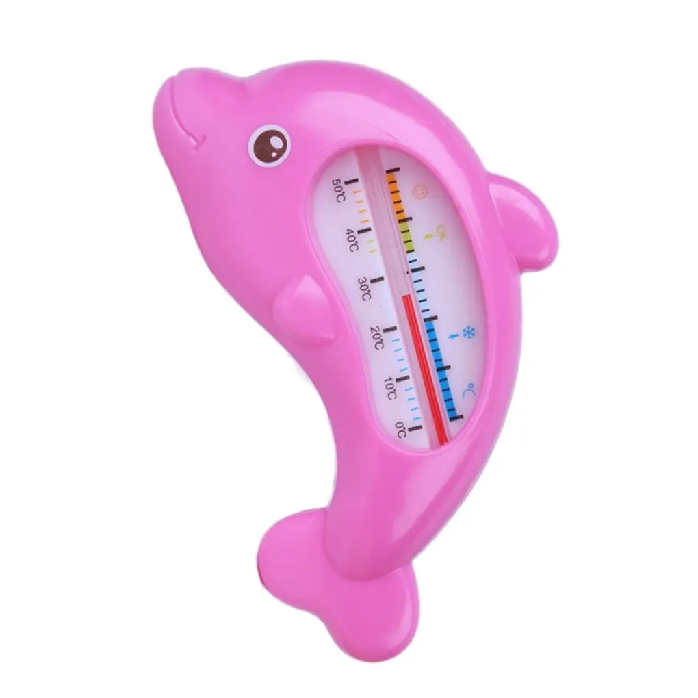 Children Shower Water Thermometer Baby Bathing Dolphin Shape Temperature Infants Toddler Water Measure Baby Bath Toy Thermometer