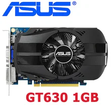 Asus gt 630 1gb placas gráficas 128bit gddr5 origimal GT630-1GB placa de vídeo para nvidia placas vga geforce gt630 1gb hdmi dvi usado