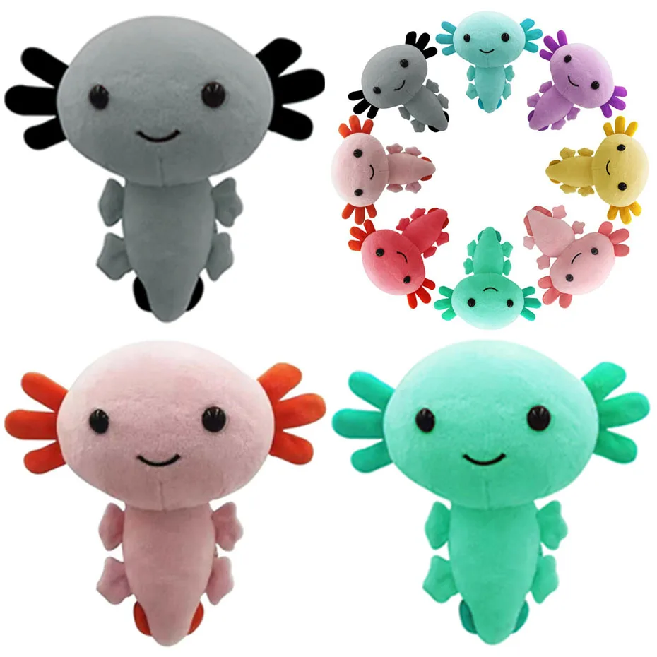 Axolotl плюшевая игрушка Kawaii Animal плюшевые фигурки куклы игрушки мультфильм Мягкая