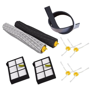 

9Pcs/lot Replacement Kit irobot roomba parts brush dust hepa filter Crash bar for roomba 800 870 880 980 vacuum cleaner Robots