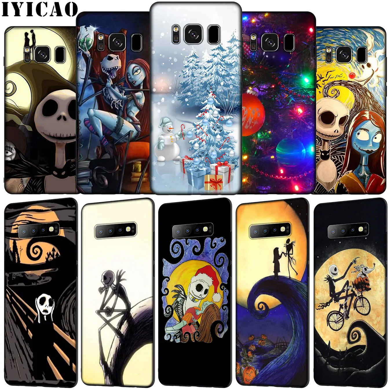 Мягкий чехол для телефона IYICAO кошмар Тим Бёртон Хэллоуин Джек Samsung Galaxy S20 Ultra S10e S9 S8