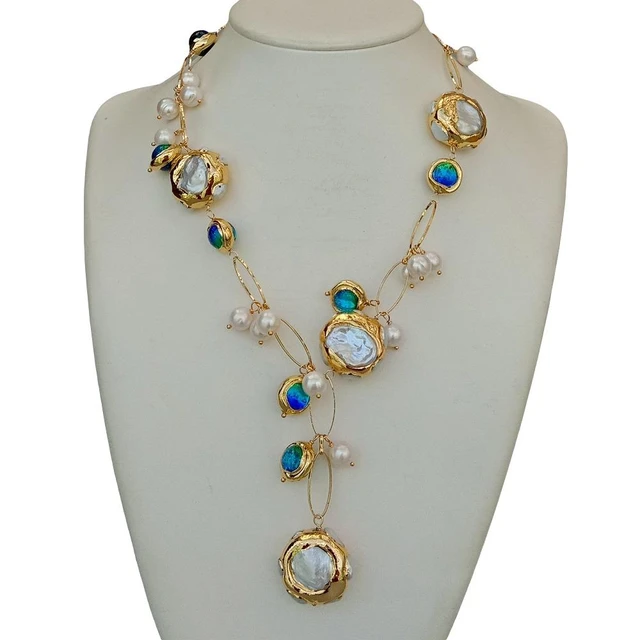 Estate Blue Murano Glass Necklace - Nelson Coleman Jewelers