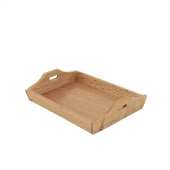 mini Doll House accessories Restaurant kitchen tray bread tray 1