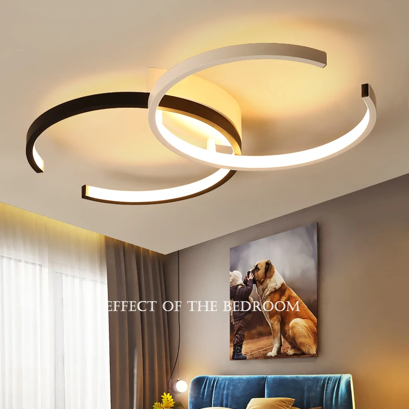 Спальни гостиной потолочные светильники современный светодиодный lampe plafond avize