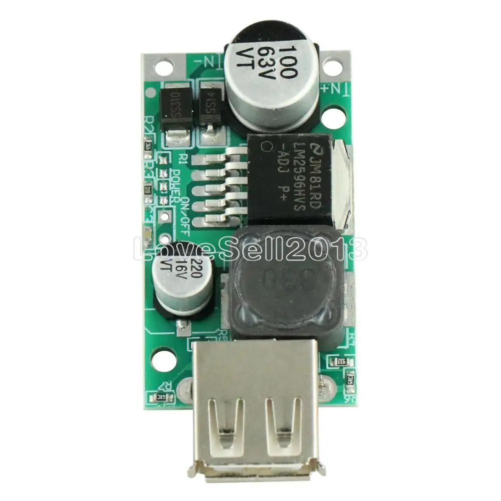 LM2596HV 5V DC-DC понижающий модуль преобразователя 9V 12V 24V 36V 48V to 3A | Электроника