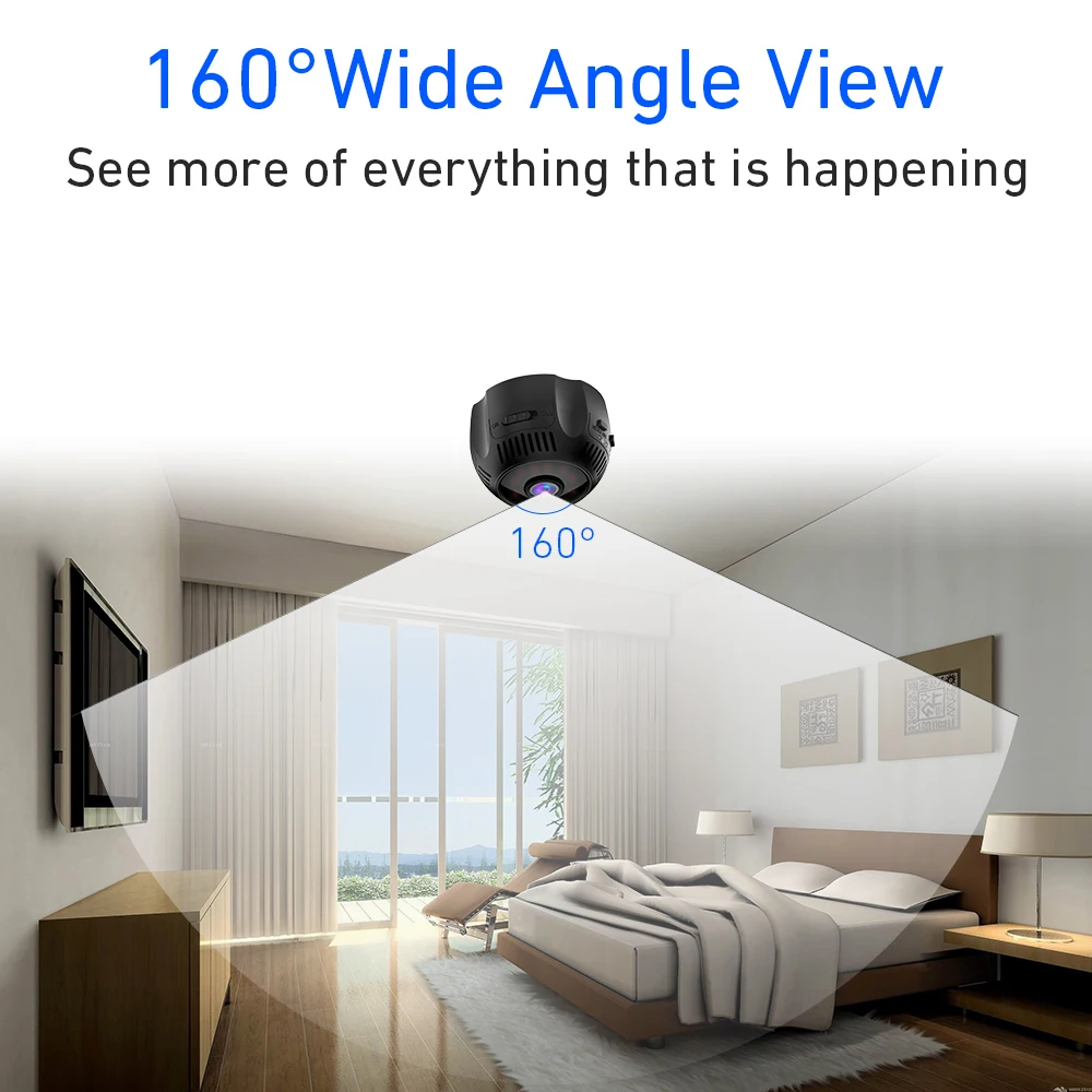 Micro Home Wireless Video CCTV Wai Fi Mini Security Surveillance with Wifi IP Camera Cam Camara for Phone IPcamera Nanny Online