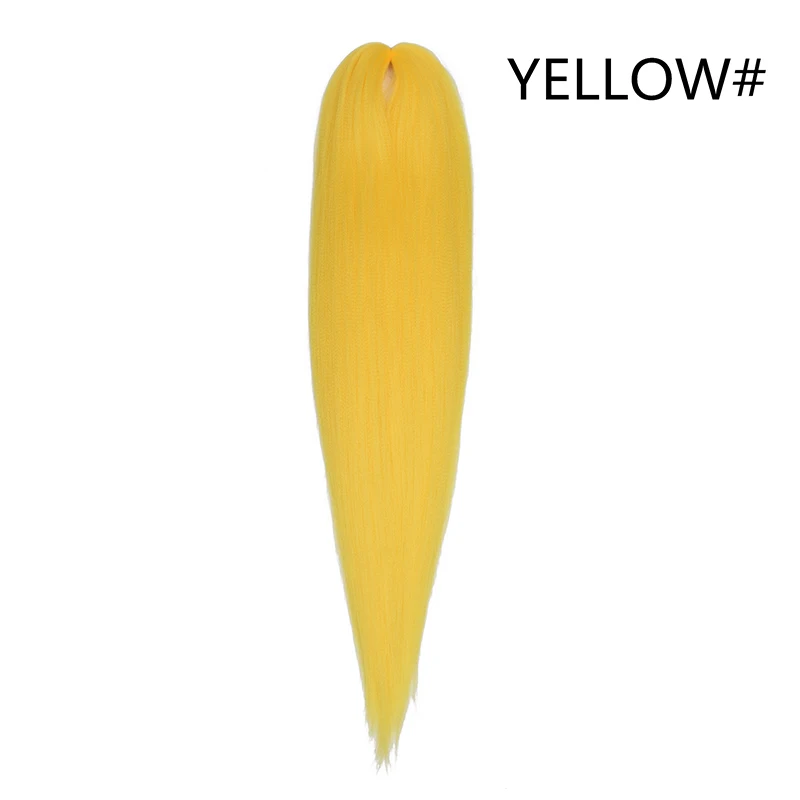 Miss Rola Synthetic 26 Inches 75g Kanekalon Hair Wholesale Bulk Braid Hair Extension Pre Stretched Pink Blonde Twist Jumbo Braid