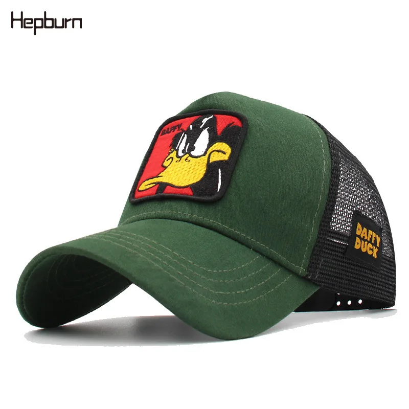 Весенняя, хлопковая кепка для мужчин/женщин, бейсболка, бейсболка с вышивкой животных, бейсбольная кепка с сеткой, унисекс