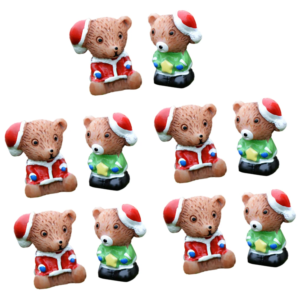 Мини фигурки медведя миниатюрные Маленькая дикая жизнь игрушки животные торт