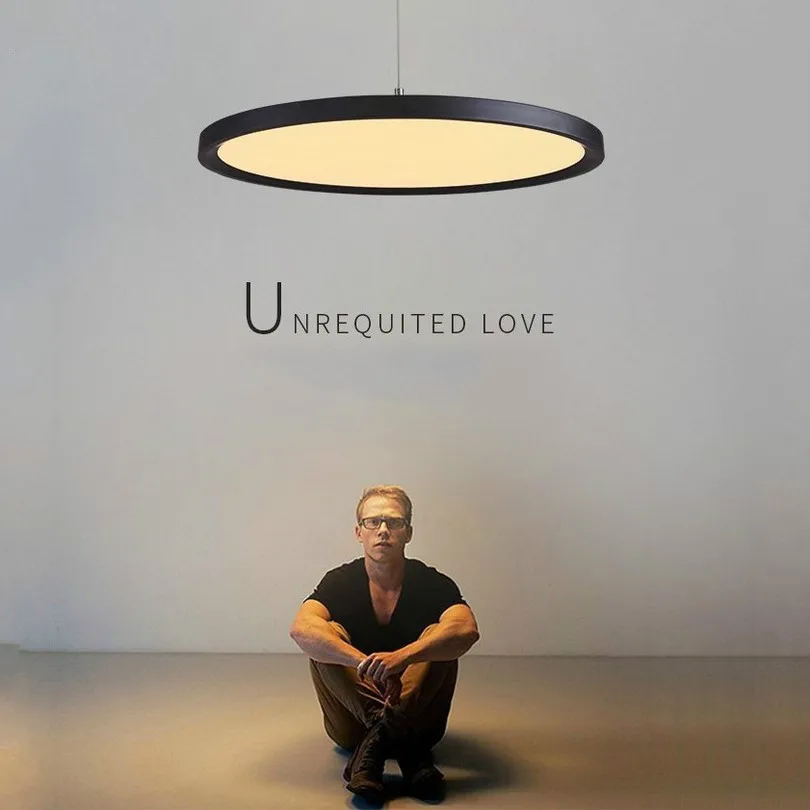 

Modern Restaurant Dining Room Kitchen Hanging Lamp Simple Creative Nordic Designer Round Led Pendant Lights Bedroom Bedside Lamp