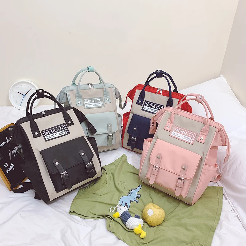 Women Backpack Shoulder-Bags Teenage Nylon Girl Fashion Large New-Trend Student