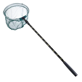 

ABLB--145Cm Retractable Telescoping Aluminum Alloy Pole Foldable Fishing Brail Landing Net Tackle Fishing Accessories