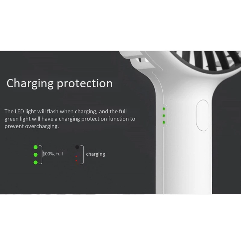 FFYY-мини портативный вентилятор перезаряжаемый охлаждающий Usb вентилятор Настольный вентилятор 1200 мАч аккумулятор для дома и офиса на открытом воздухе
