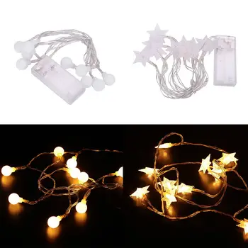 

Lamp Decoration Party 1.5M Light String Christmas Tree String Lights 10LED Outdoor Mood Light Garden Patio Ball