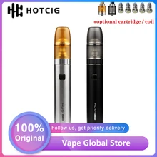 Горячая сигарета, ручка Kubi, стартовый набор, аккумулятор 1500 мАч, 2 мл, многоразовый, стручок Ом, катушка, электронная сигарета, набор vape VS Hotcig Kubi/Vinci X