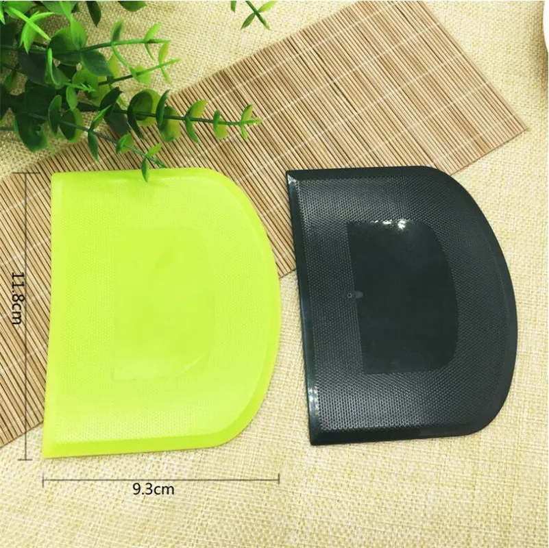 Black Soft Cream Spatula Smoother DIY Pastry Cutters Fondant Dough Scraper Cake Cutter Pastry Baking Tool Kitchen Accessories baking tool baking accessories