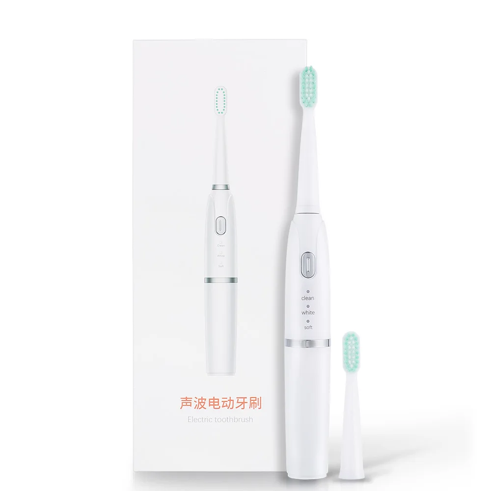 

Waterproof Adults Family Oral Dental Care Electric Toothbrush White ABS Ultrasonic Toothbrush Intelligent Toothbrush Portable