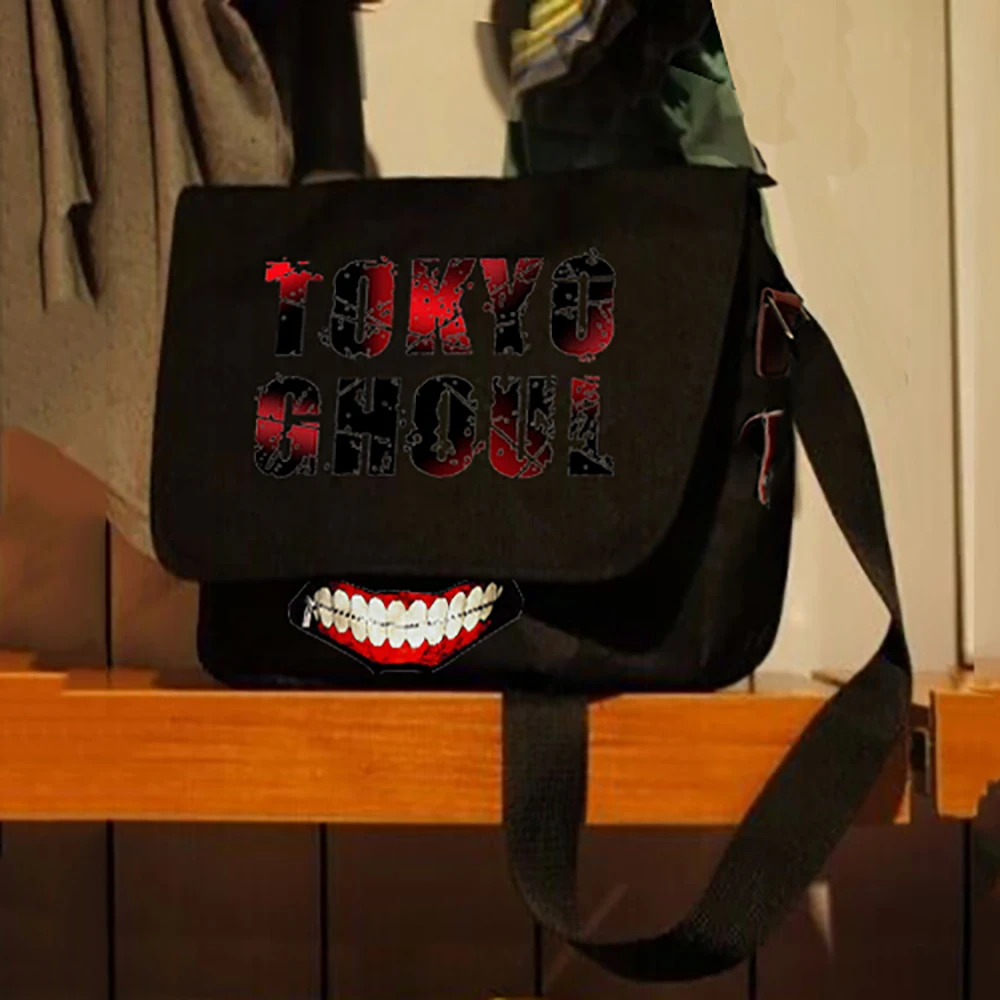 

MeanCat Japan Manga Tokyo Ghoul Messenger Bag Students Bookbag Satchels