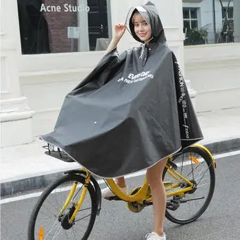 

Waterproof Rainwear Adult Rain Coat Hood Camping Hiking Unisex EVA Poncho Hooded Cycling Bicycle Bike Raincoat Cover Mantle