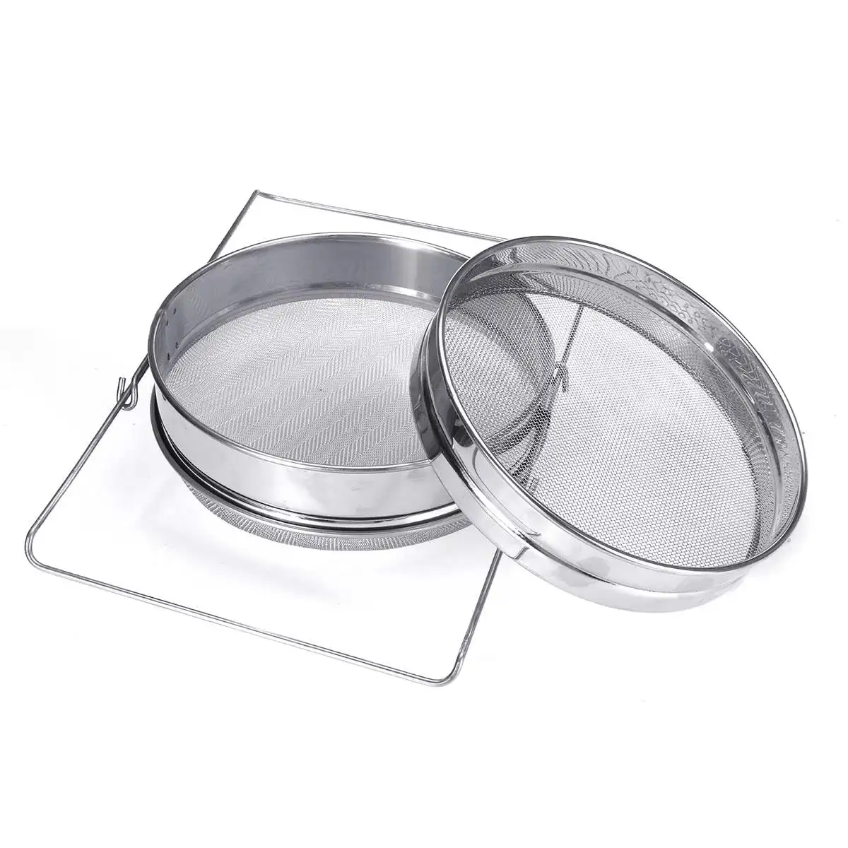 Двухслойное Сетчатое ситечко для меда пчеловодства из нержавеющей стали, фильтр-фильтр, экстрактор для садового пчеловодства, инструмент для пчеловодства
