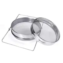 Двухслойное Сетчатое ситечко для меда пчеловодства из нержавеющей стали, фильтр-фильтр, экстрактор для садового пчеловодства, инструмент для пчеловодства