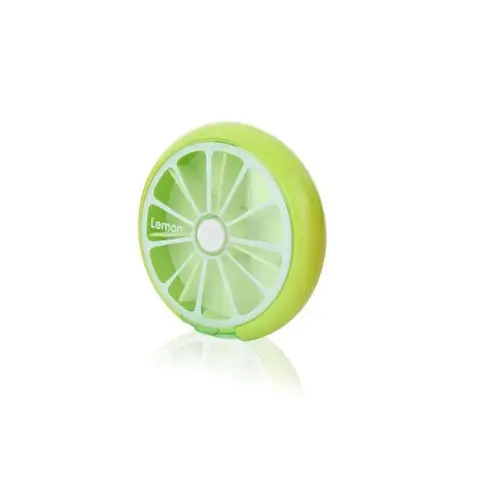 Box Fruit Shaped Vitamin 7 Day Weekly Medicine Pillbox Tablet Storage Case Container Cases Travel Round Health Care