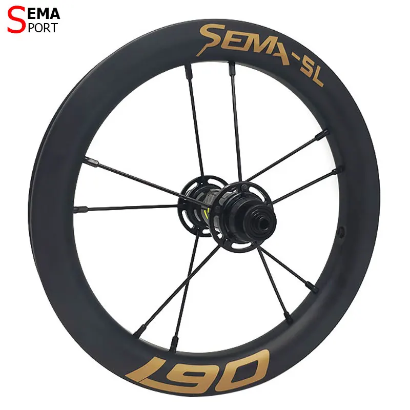 Углеродные колеса SEMA SL190 190g комплект углеродных колес 12 дюймов супер легкие с