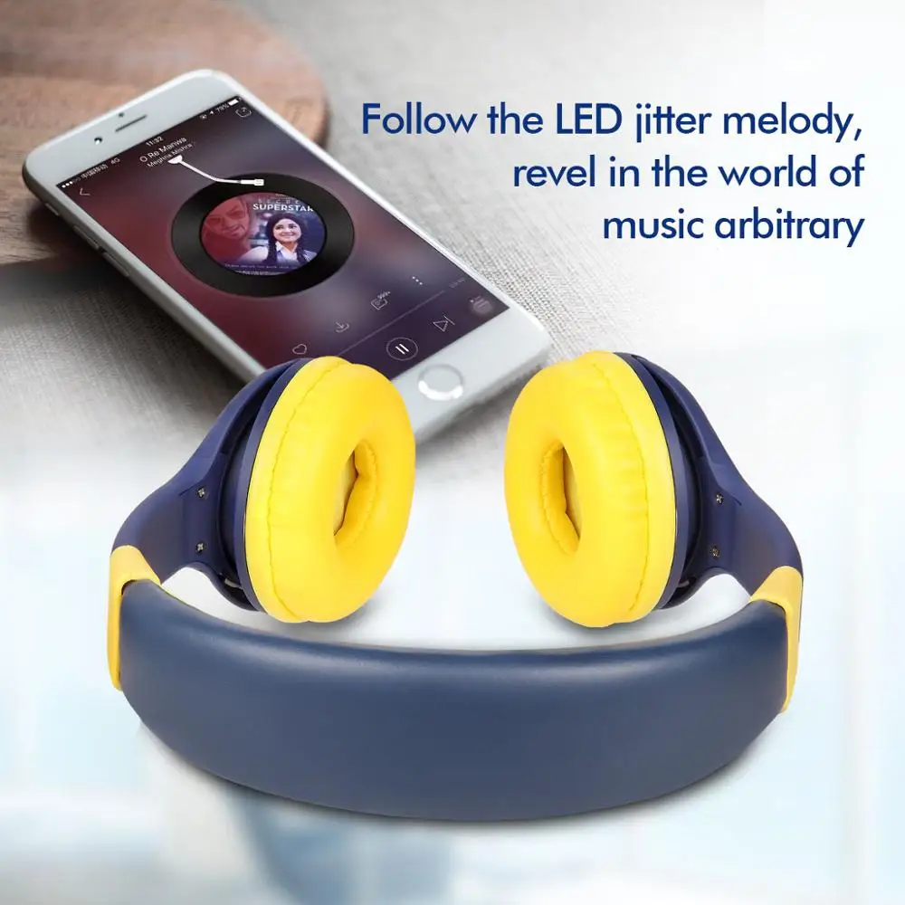 Fashion Cute Kids Headphone Headset Candy Color Children Foldable Earphone For Xiaomi Mp3 4 Smartphone Girls Birthday Gifts