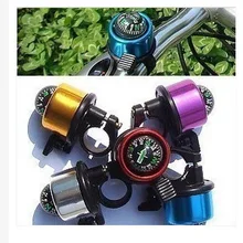 Звонок для велосипеда с компасом, яркий ослепительный велосипедный Колокольчик из алюминиевого сплава