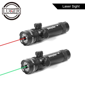 

Tactical Green Red Dot Laser Sight Scope Adjustable Switch Rifle Scope With Rail Mount For Gun Hunting Riflescopes