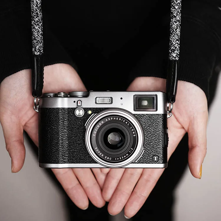 HONEST-ARTISAN 2 색 클라이밍 로프 카메라 벨트, 카메라 스트랩, 카메라 숄더 슬링 벨트, 파인 숄더 스트랩