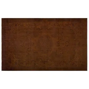 

Handmade Brown Vintage Overdyed Turkish Area Rug 168x277 Cm-5'6''X9'1''