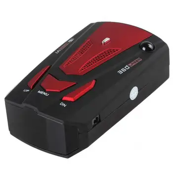 

360 Degree Detection English & Russian Voice Alert V7 16 Band Car Radar Detector for Cars Speed Limited