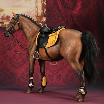 

Rowsfire 1/6 32cm Germany Hannover Warm Blooded Model Simulation Horse Decoration - Black