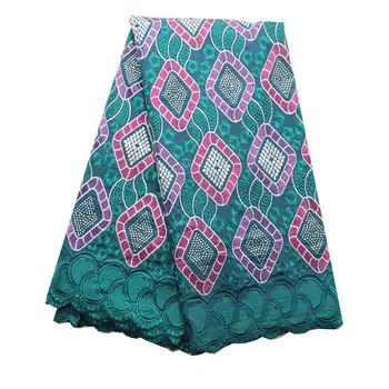 

2019 High Quality Embroidery Lace Swiss Voile Lace African Dry Cotton Lace Fabrics Stoned Swiss Voile Lace In Switzerland 072
