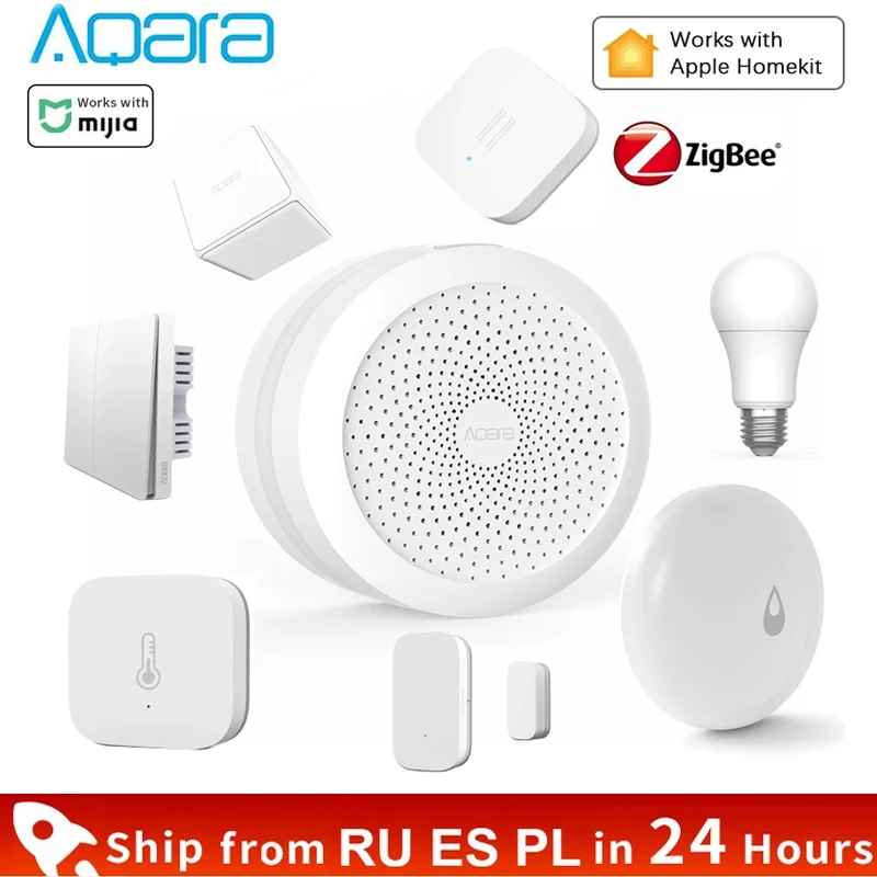 Набор умный дом Xiaomi Aqara Gateway 3 беспроводной хаб с датчиком влажности человека